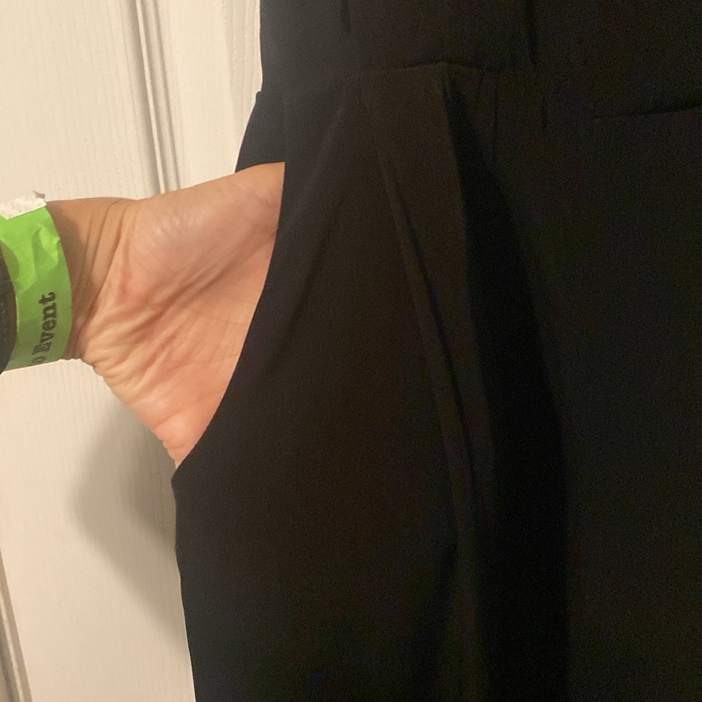 Sparkle & Fade Jumpsuit Small Open Back Empire Wa… - image 4